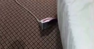 Brit terrified as 'poltergeist' takes over his hotel room and causes chaos