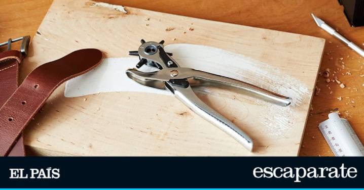 Evita gastar de más cuando visitas al zapatero con este perforador de cuero de diseño ergonómico y muy fácil de usar