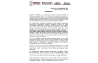Por lluvias en Sierras Norte y Nororiental se mantiene suspensión de clases presenciales para 5 mil estantes