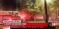 2 hurt in Cleveland house fire