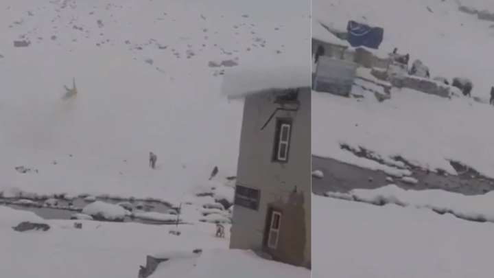 Helicóptero que participaba en una misión de rescate en el Monte Everest se estrelló y se partió en dos