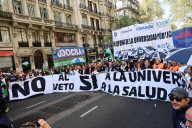 Los médicos del Garrahan y las universidades reclaman la aplicación de las leyes que les otorgan más fondos