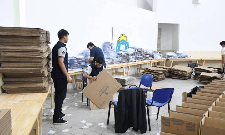 El Juzgado Federal terminó el armado de urnas para los comicios