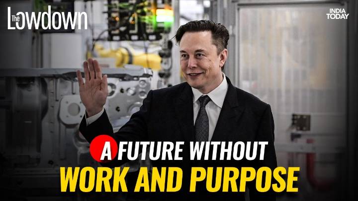 Elon Musk's vision of a robot-driven future without work