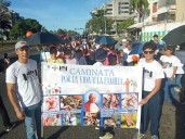 «Caminata por la vida y la familia» marcó inicio de homenaje a San Juan Pablo II