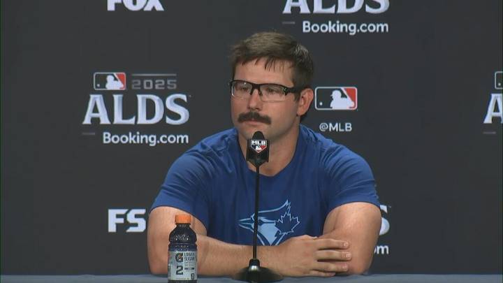 Jays' Davis Schneider: 'Feels great' playing for a whole country