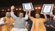 Ayodhya Deepotsav creates world record with 26,17,215 lamps along Sarayu River
