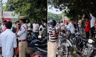 Hyderabad Police Crack Down on Mobile Use While Driving; 28 Motorists Booked in Asifnagar