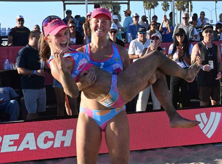 Kristen Nuss, Taryn Brasher complete 3-peat at Elite Beach Pro Tour event in Newport Beach