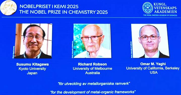 Tres científicos ganan el Nobel de Química por estudios sobre arquitectura molecular