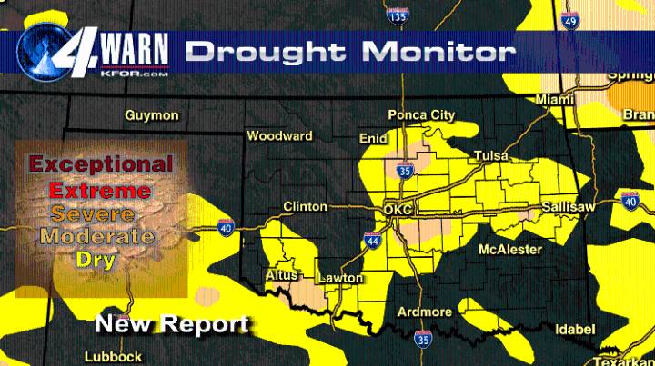 Summer in October with a "creeping drought"