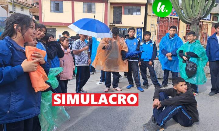 Colegio Raimondi participa en simulacro de lluvias intensas