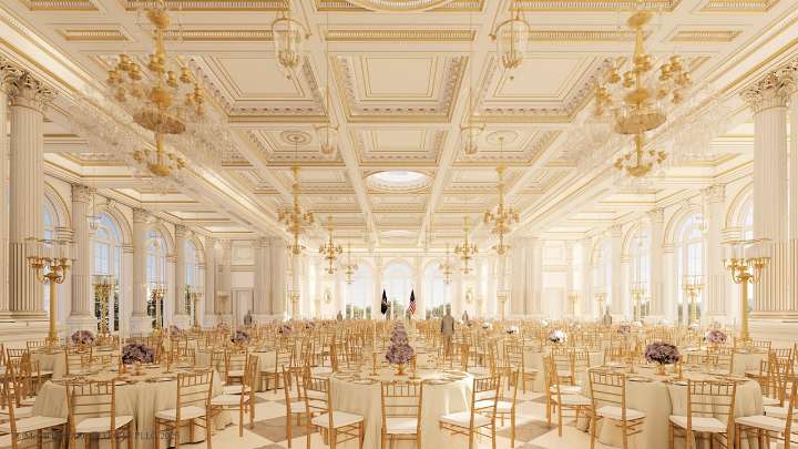 Democrats oppose Trump's White House ballroom construction project