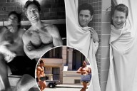 John Stamos, Glen Powell bare it all in stripped-down birthday tribute: 'Have mercy'