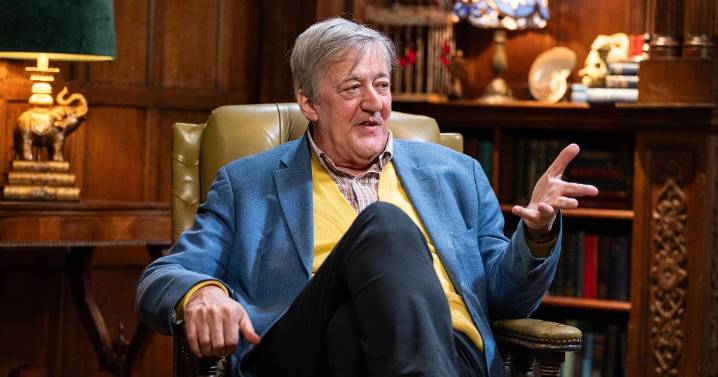 The Traitors' Stephen Fry was 'minutes from death' after cocaine binge