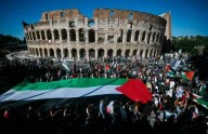Protestan en España, Italia y Portugal contra guerra en Gaza