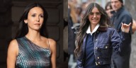 Nina Dobrev Wears Metallic Mini Dress & Miu Miu During Paris Fashion Week | Nina Dobrev 