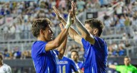 El seleccionado argentino de fútbol goleó a Puerto Rico