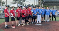 Blue Ash fire, police departments compete in annual 'Battle of the Badge' charity softball game