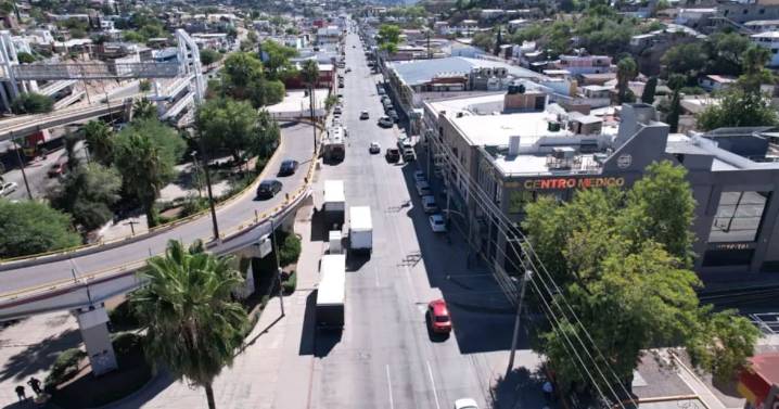 Cierran tramo de avenida Álvaro Obregón en Nogales por filmación de “Coyote”