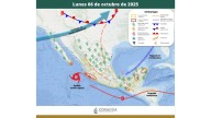 Monitorean sistemas en el Pacífico que podrían dejar lluvias en Sinaloa, señala Protección Civil