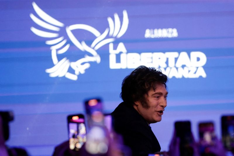 Investor reaction to Milei's victory in Argentina midterm congressional vote