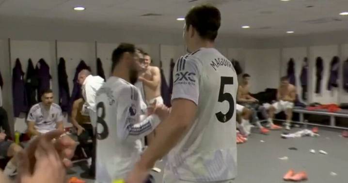 Inside Man Utd's dressing room after Liverpool triumph as Harry Maguire given hero's welcome