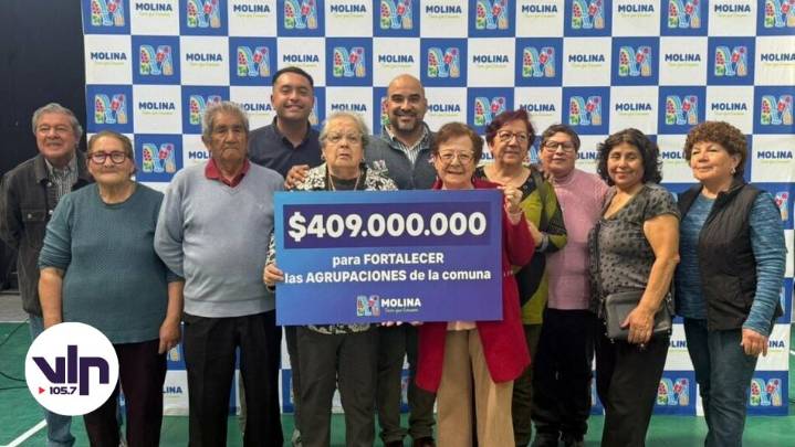 Municipio de Molina entregó $409 millones en subvención a organizaciones comunitarias