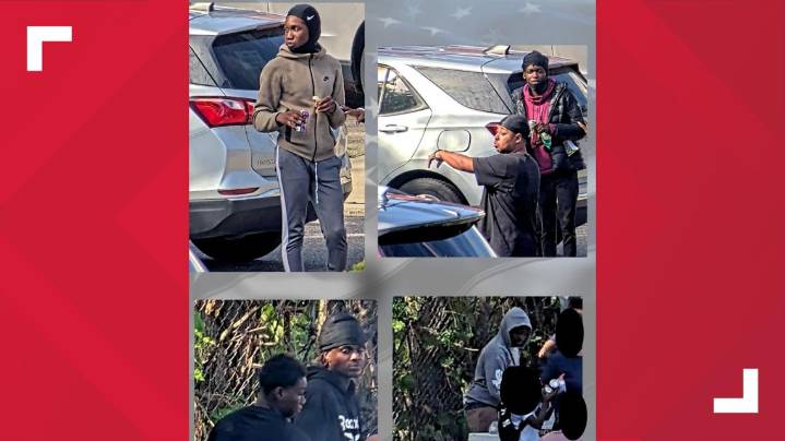 Cleveland police release photos of persons of interest in vehicle break