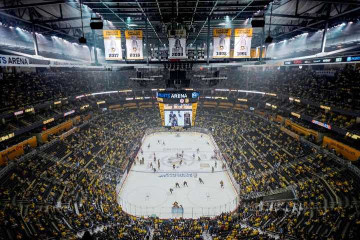 Fan suffers life-threatening injuries after falling from upper level during NHL game