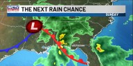 Tracking scattered rain chances by Sunday night