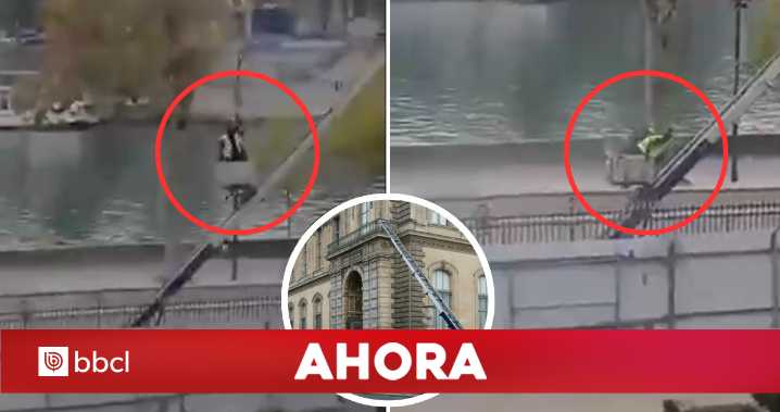 Surge video clave del robo al museo Louvre: muestra cómo fue la huida de los asaltantes del edificio