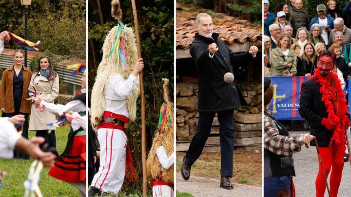 EN IMÁGENES: Así fue la visita de la Familia Real a Valdesoto para entregar el premio "Pueblo Ejemplar" de Asturias 2025