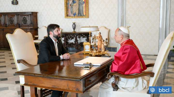 Presidente Boric ya se encuentra en Italia para visita a la Santa Sede: se reunió con el Papa León XIV