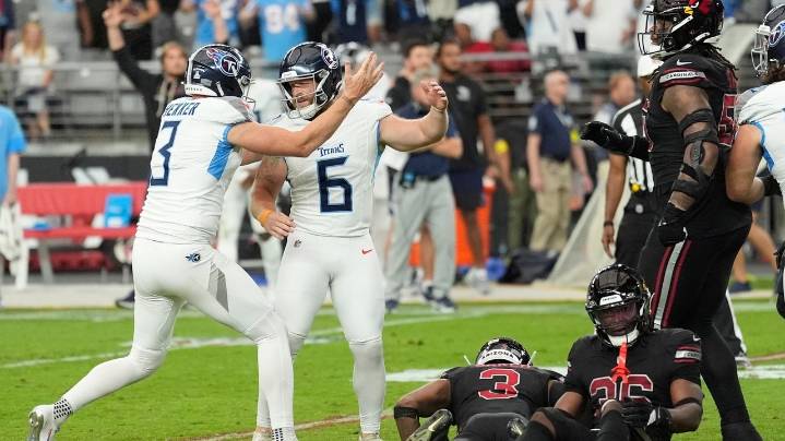 Titans visit Raiders seeking back-to-back wins for first time since 2022