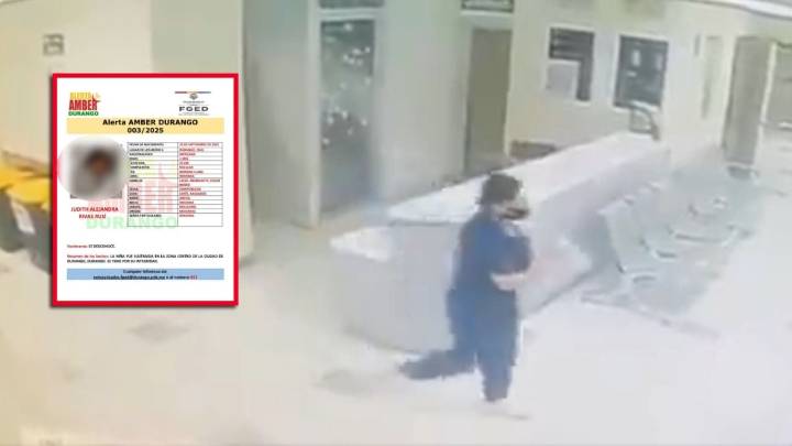MOMENTO EXACTO en que sustraen a bebé de hospital en Durango; hay Alerta Amber