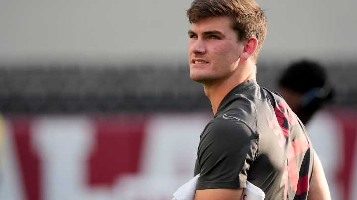 Alabama football player makes Ty Simpson Heisman Trophy pitch