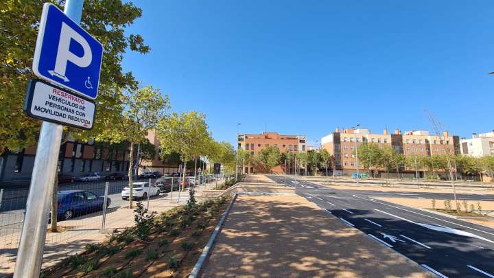 Nuevo parking gratuito de 214 plazas en El Zurguén