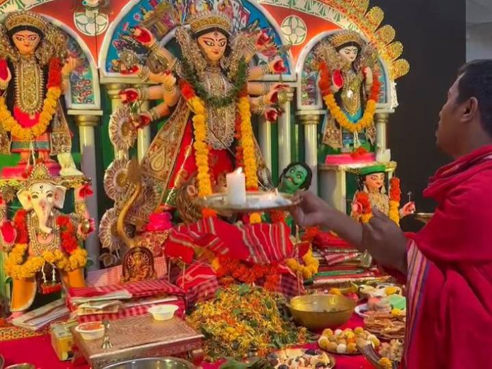 Traditional Durga Puja at Abu Dhabi:Celebrating Bengali heritage with devotion, unity, and Culture in UAE through annual rituals by diaspora community