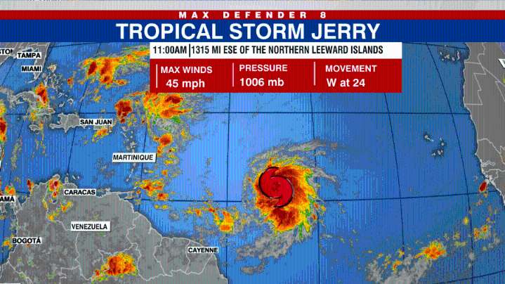 Tropical Storm Jerry forms in the Atlantic: NHC