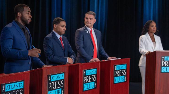 11Alive Evening Anchor Faith Jessie moderating 2025 Atlanta mayoral debate as candidates face off