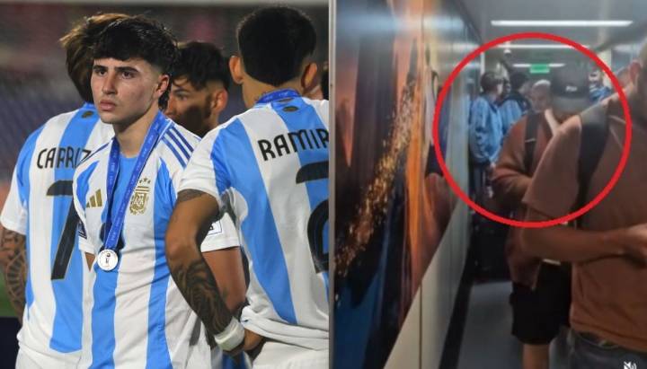 Con cánticos a Chile: la despedida de la Selección Argentina tras perder el Mundial Sub 20