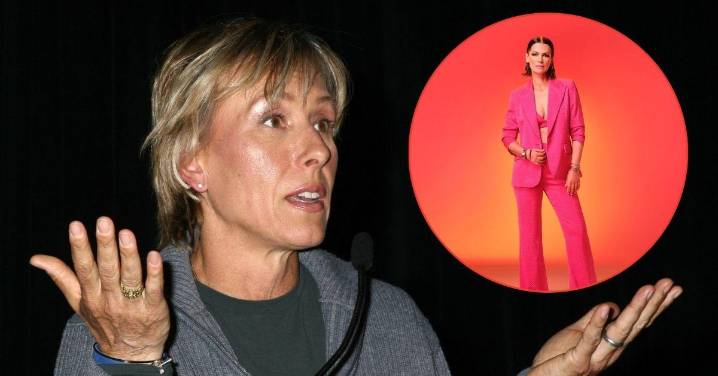 Martina Navratilova Not 'Happy' Wife Julia Lemigova's Trysts Are Public
