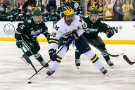 Michigan dominates Mercyhurst, 11-1, in season opener