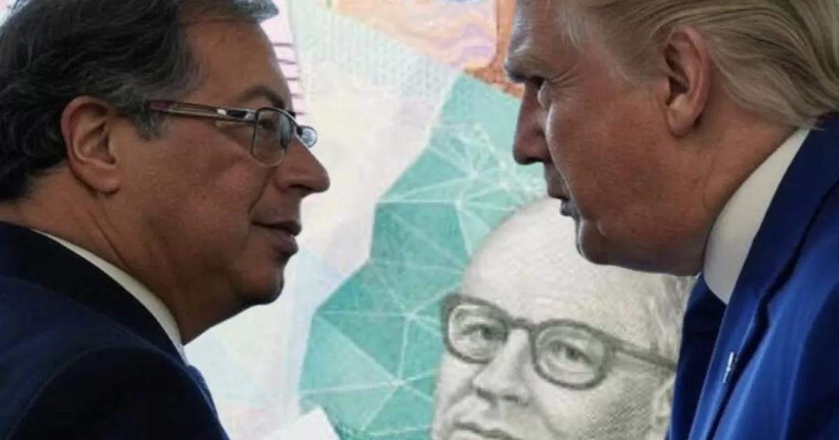 Trump arremete contra Petro y dice que cortará fondos para Colombia