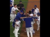 THE MOMENT THE DODGERS ADVAVNCED TO THE NLCS 🚨