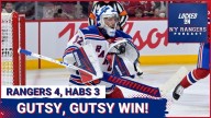 Rangers show serious GUTS, rally for MASSIVE 4-3 win against the Montreal Canadiens!!