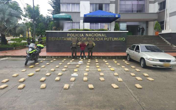 Capturan un hombre e incautan más de 75 kilos de marihuana