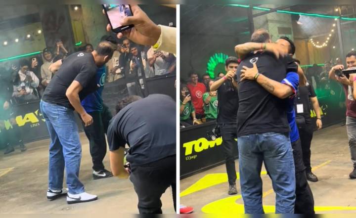 Yoshimar Yotún 'humilló' a Hernán Barcos: hizo una jugada de lujo y lo dejó atrás en pleno evento deportivo