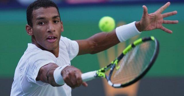 Canada's Auger-Aliassime fights to win over Dzumhur at European Open